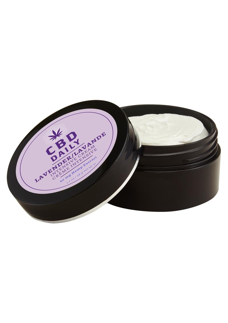 Cbd Daily Intensive Cream 60 mg Lavender Vegan 1.7 ounce