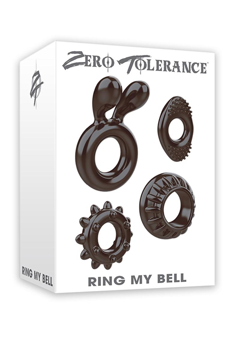 Juego de anillos para el pene Ring My Bell, color negro