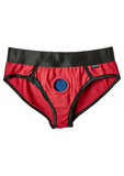 EM. EX. Active Harness Wear Contour Harness Briefs Red Extra Small - 20-22