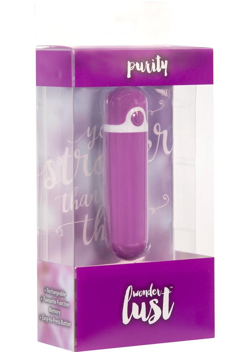 Wonderlust Purity - Reloj multifunción impermeable y recargable, color morado