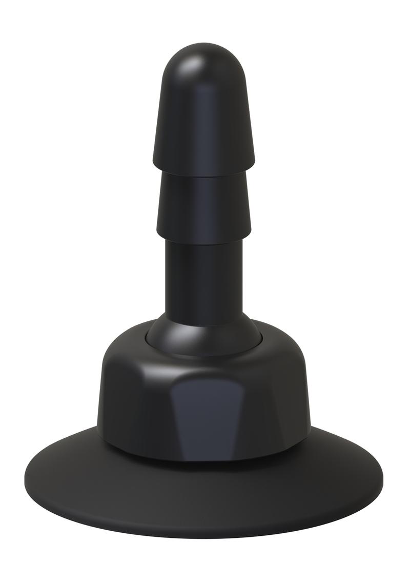 Tapón con ventosa giratoria de 360 ​​grados Vac U Lock Deluxe, color negro