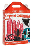 Juego de gelatina de cristal vibratoria Vaculock, color rosa