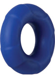 Adam and Eve - Big Man Silicone Cock Ring Waterproof - Blue (Non Vibrating)