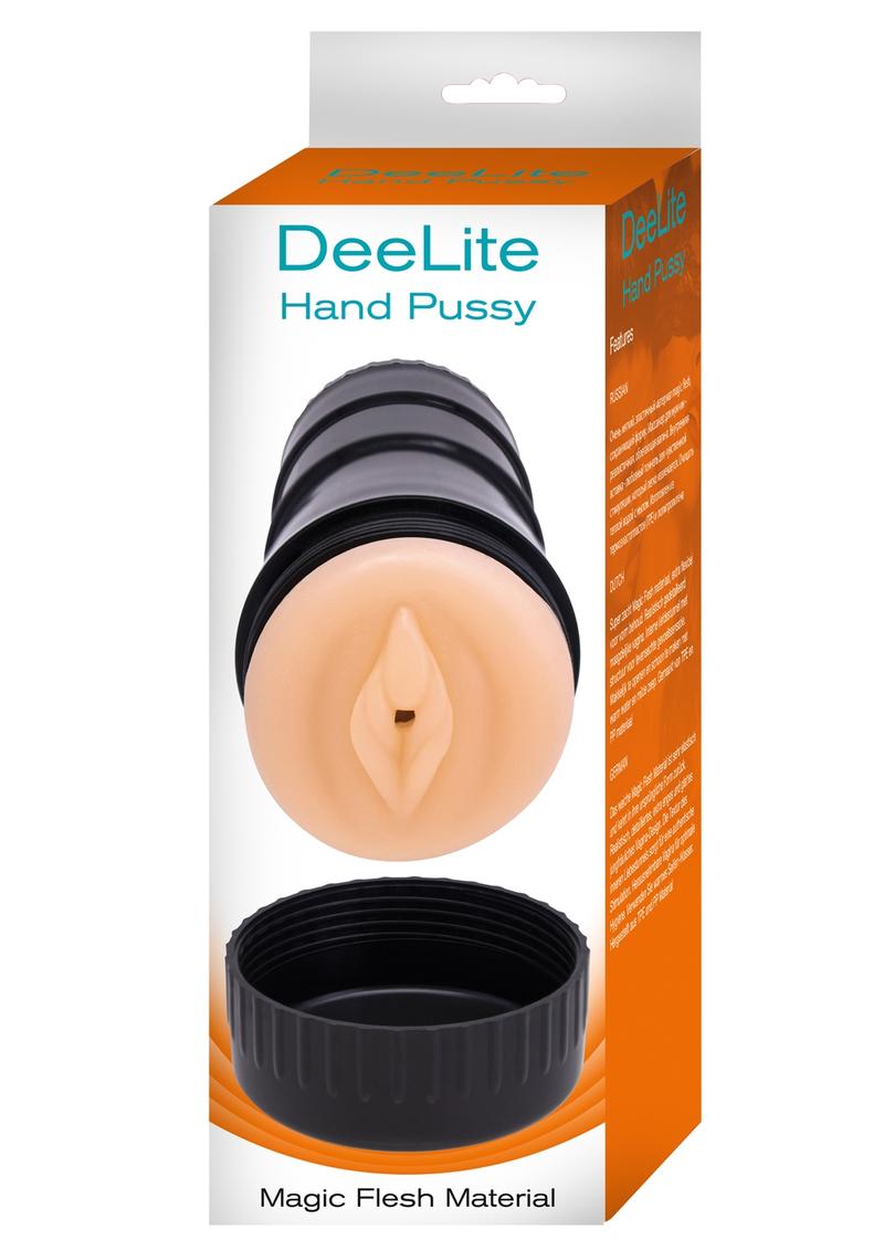 Dee Lite Hand Pussy Masturbator Textured Love Tunnel Non Vibrating Flesh