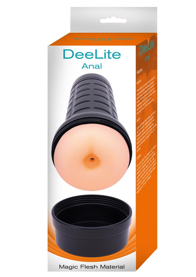 Dee Lite Anal Masturbator Textured Love Tunnel Waterproof Flesh