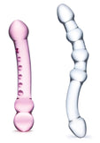 Juego de consoladores de vidrio Glas Double Pleasure, 2 piezas