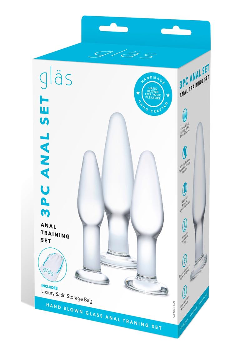 Glas Anal Training 3 Piece Set Glass Clear