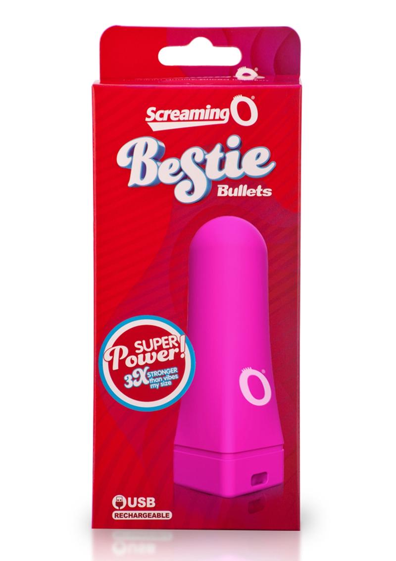 Bestie Bullet - Lámpara recargable por USB, resistente al agua, color rosa