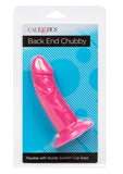 Back End Chubby Suction Cup Base Anal Plug Waterproof Pink