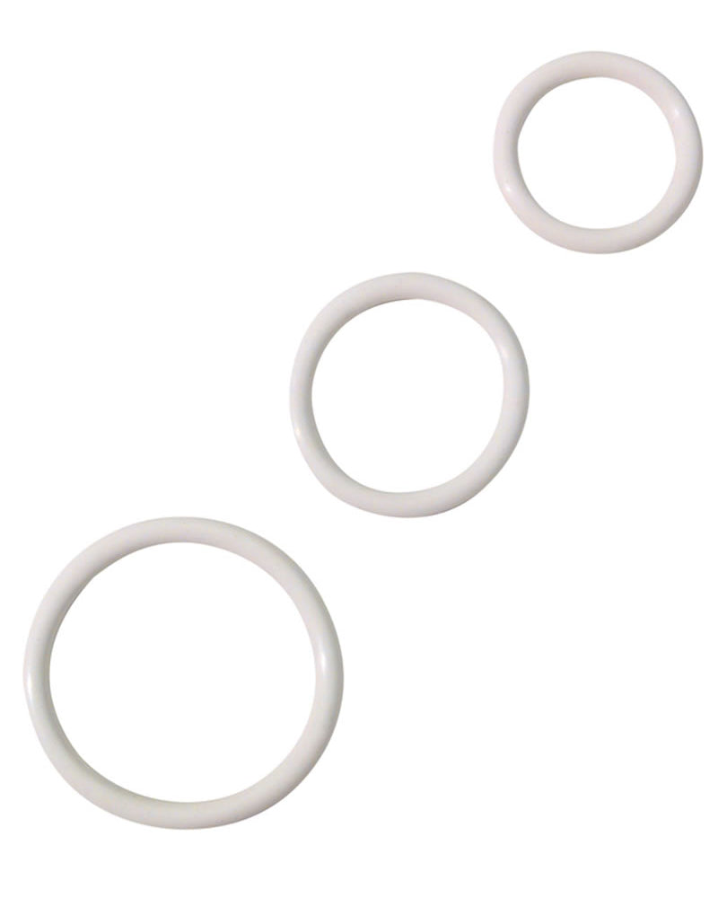 White Rubber C Ring Set