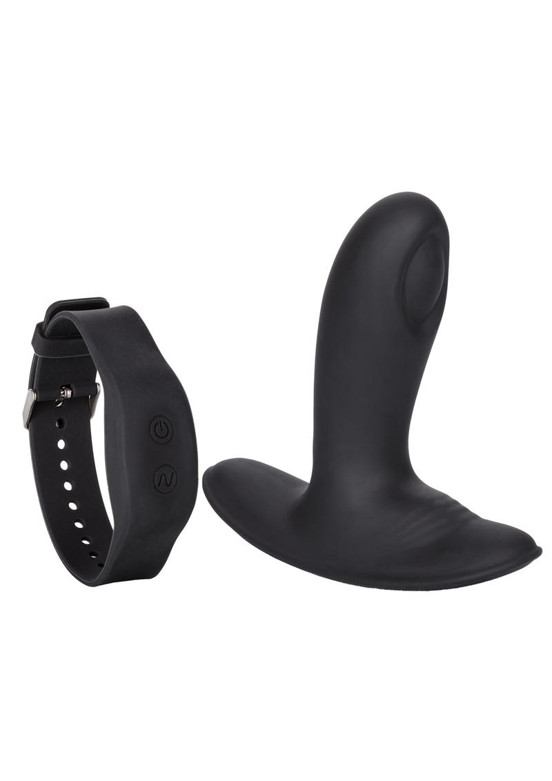 Eclipse Wristband Remote Pulsing Probe Anal Probe Silicone Waterproof Black