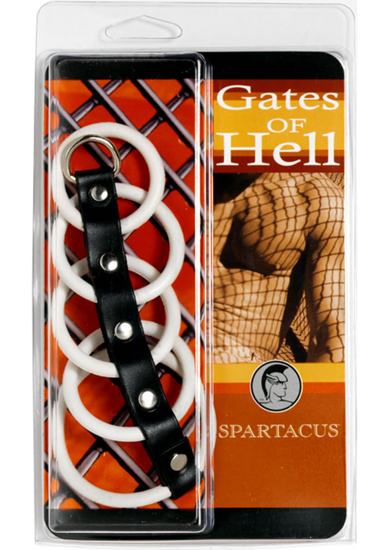 Gates of Hell -5 Ring Rubber Gates -White