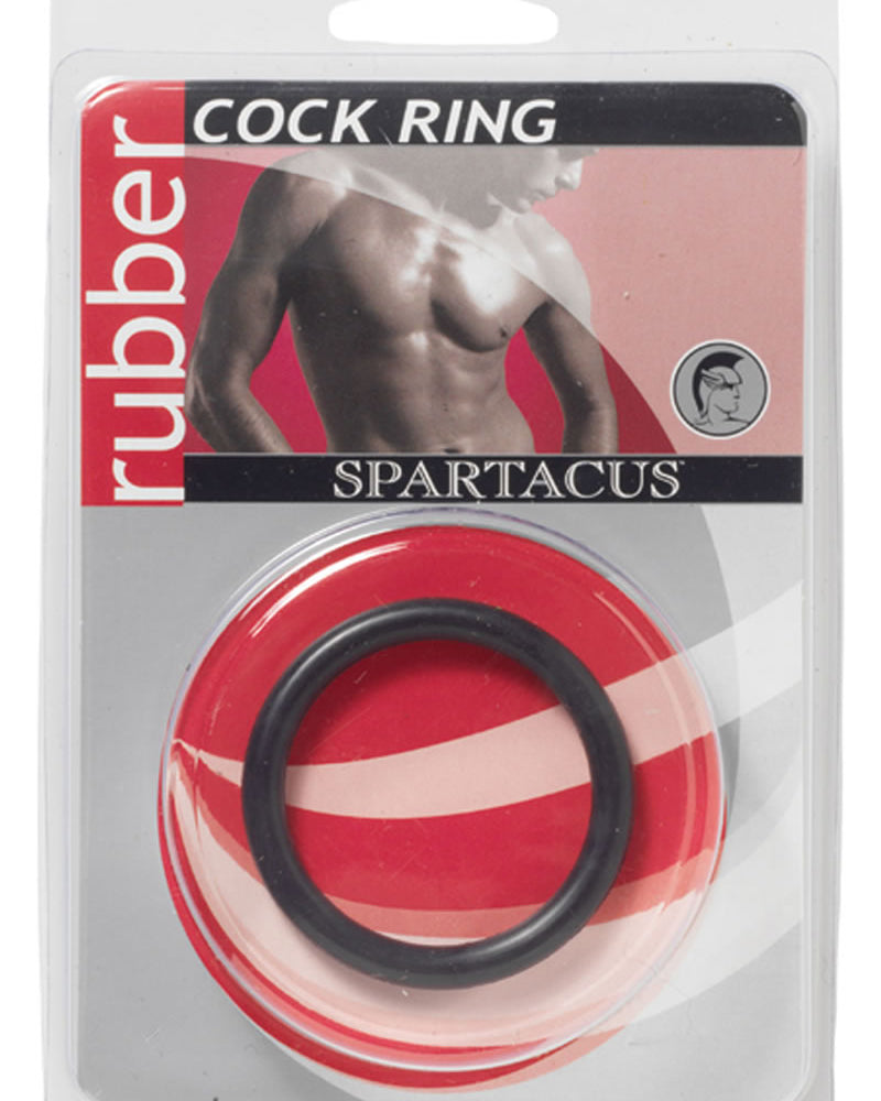 Anillo C de caucho negro - 1 1/2