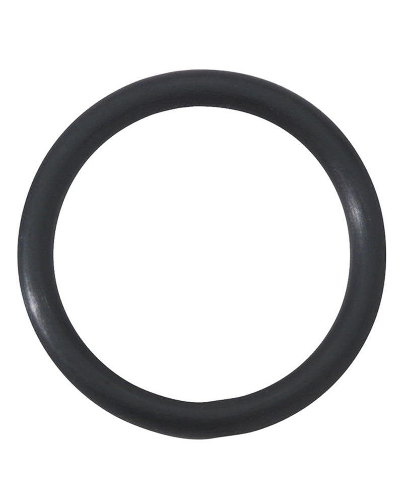 Anillo C de caucho negro - 1 1/2