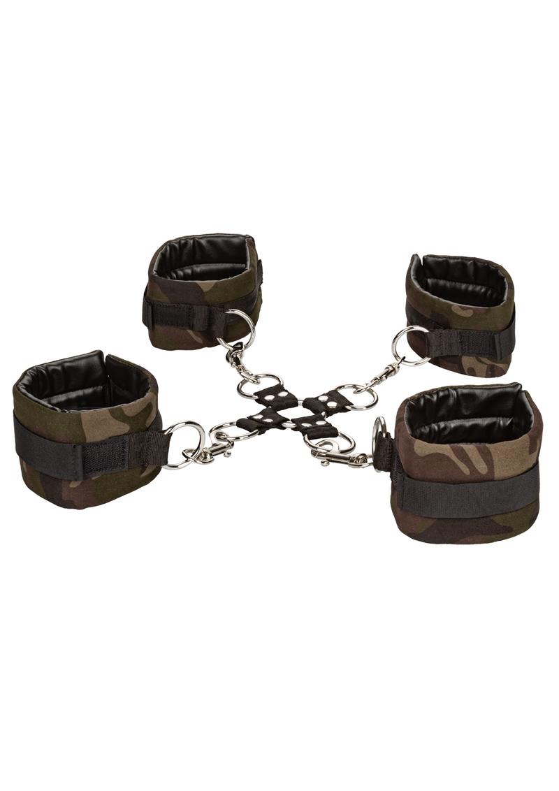 Colt Camo Hog Tie Adjustable Wrist and Ankle Cuffs Bondage