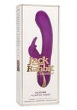 Vibrador de conejo con vibración de silicona Jack Rabbit Signature, multifunción, recargable por USB, resistente al agua, morado