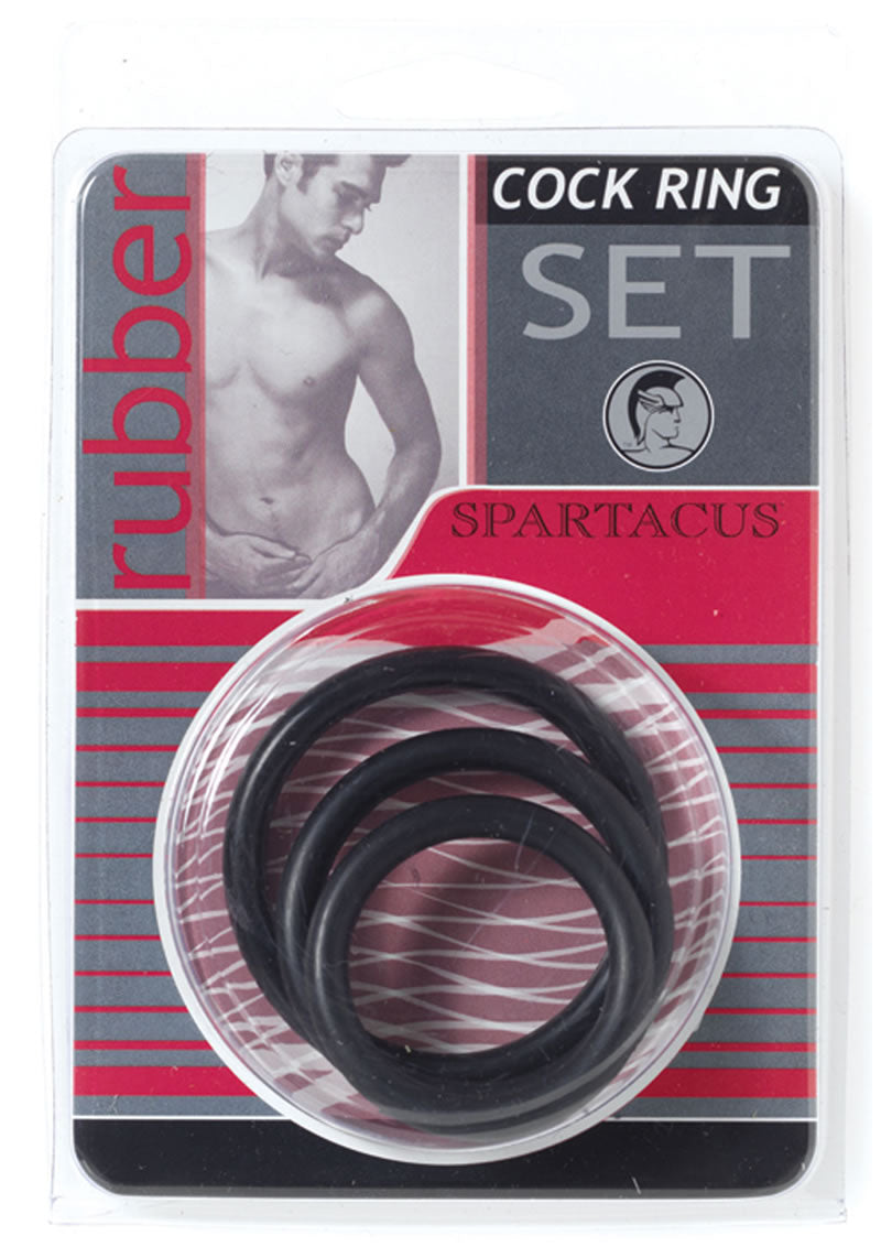 Black Rubber C Ring Set