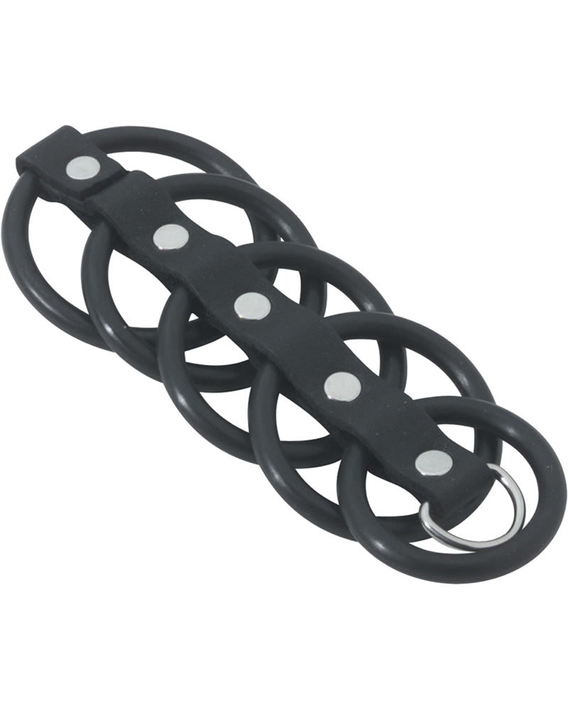 Anillos de goma Puertas del Infierno (5) - Negro