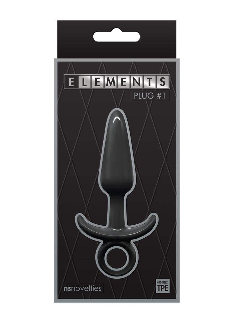 Elements Plug 01 Anal Plug Non Vibrating Black