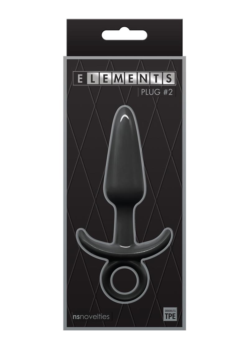 Elements Plug 02 Anal Plug Non Vibrating Black