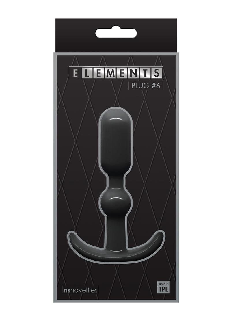 Elements Plug 06 Anal Plug Non Vibrating Black