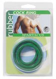 Green Rubber C Ring Set