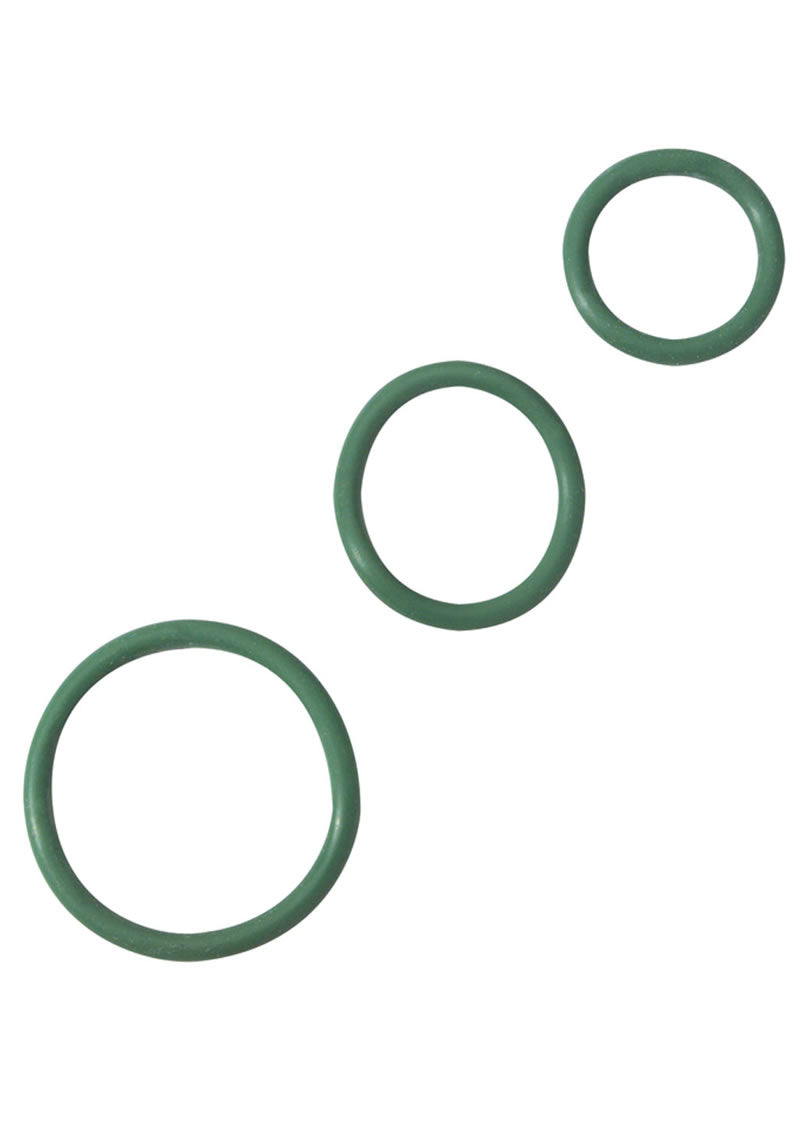 Green Rubber C Ring Set