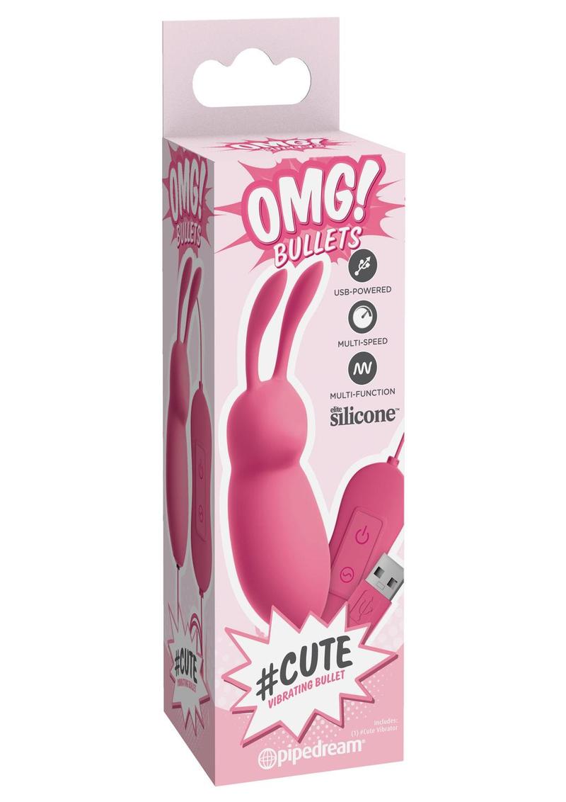 Omg Bullets Cute Vibrating Bullet Pink