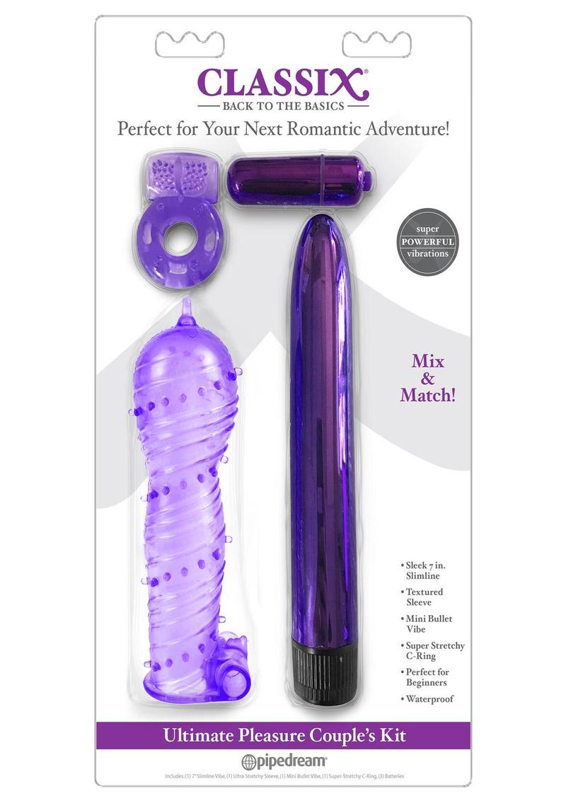 Kit para parejas Classix Ult Pleasure morado