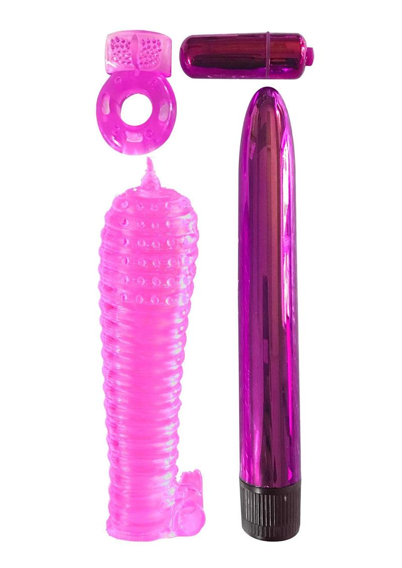 Kit de placer para parejas Classix Ult Pleasure, color rosa