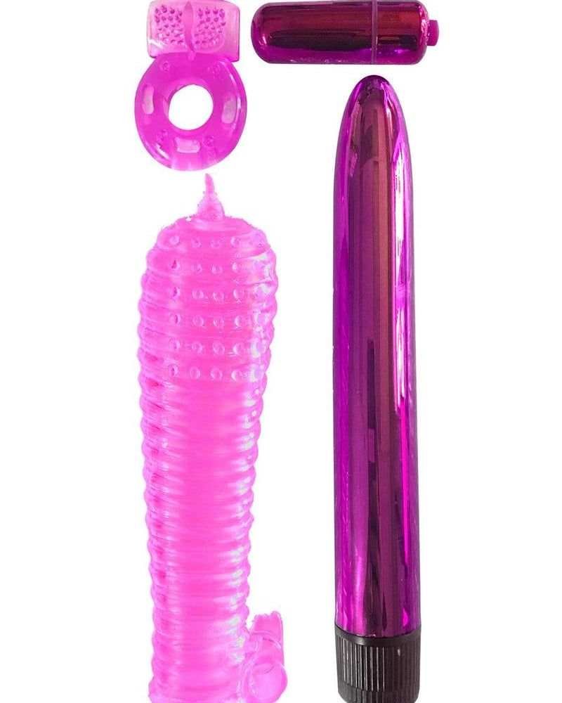 Kit de placer para parejas Classix Ult Pleasure, color rosa