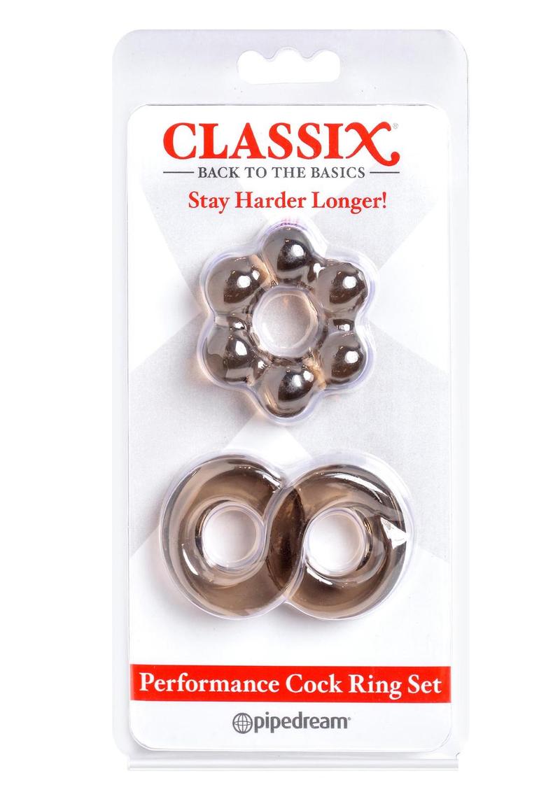 Classix Performance Cock Ring Set Smk