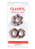 Classix Performance Cock Ring Set Smk