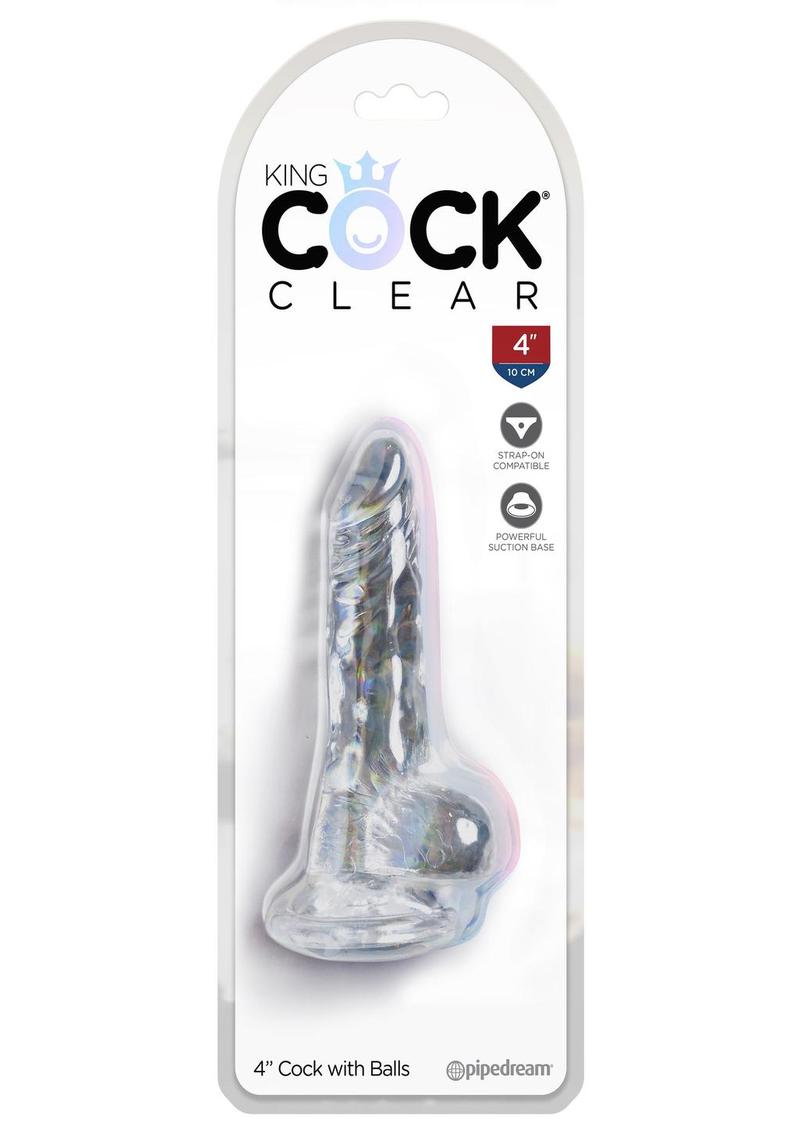 Kc 4 Cock con bolas transparentes