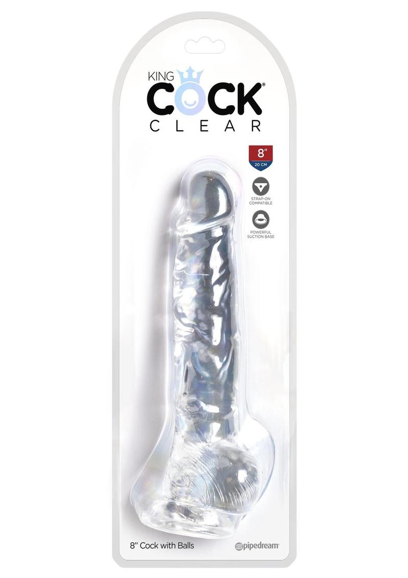 Kc 8 Cock W/balls Clear