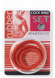 Red Rubber C Ring Set