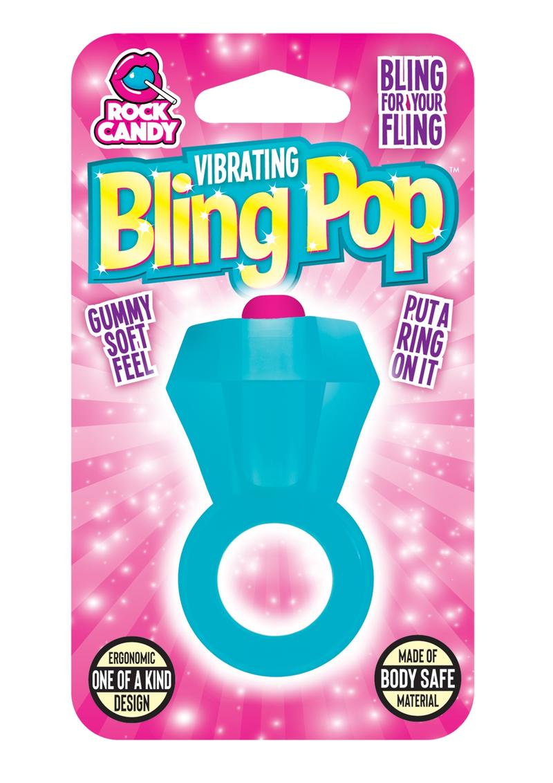 Rock Candy Bling Pop Ring Blue