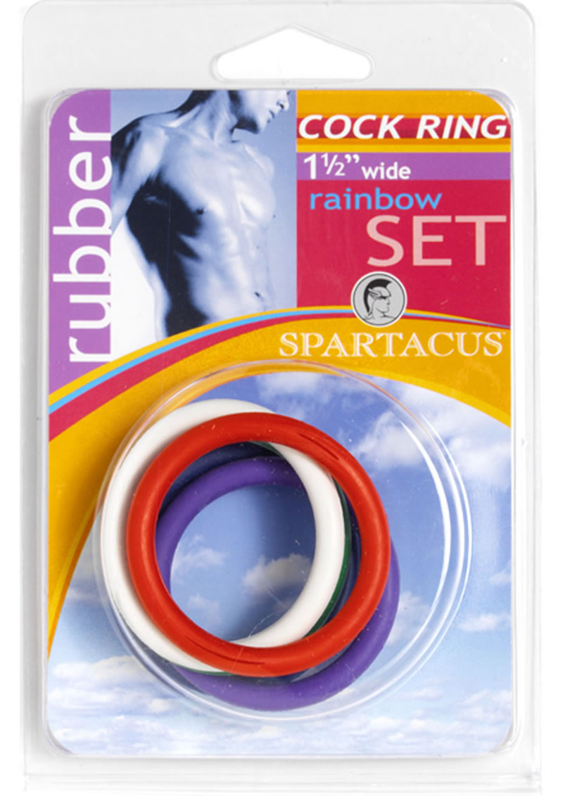 Rainbow Rubber C Ring 5 Pack - 1 1/2