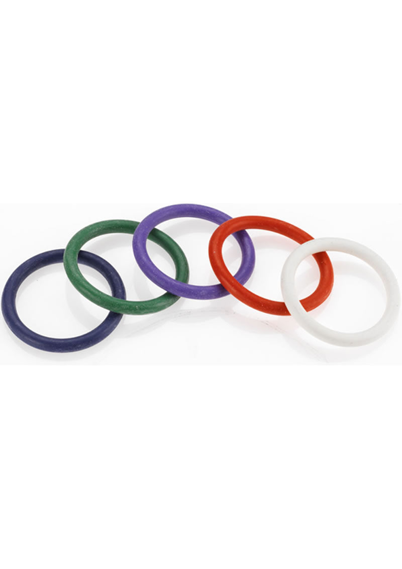 Rainbow Rubber C Ring 5 Pack - 1 1/2