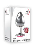 Adam and Eve -Anal Plug Large Non Vibrating - Pink Gem