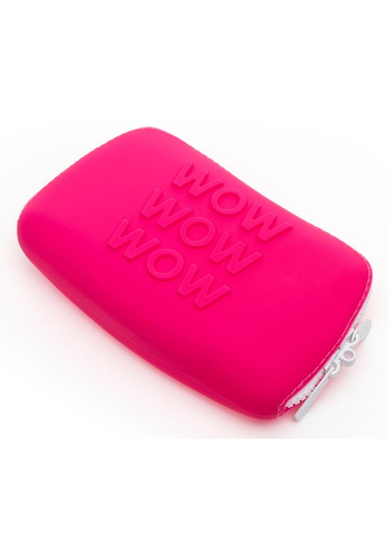 Happy Rabbit Wow Storage Zip Bag Small Pink
