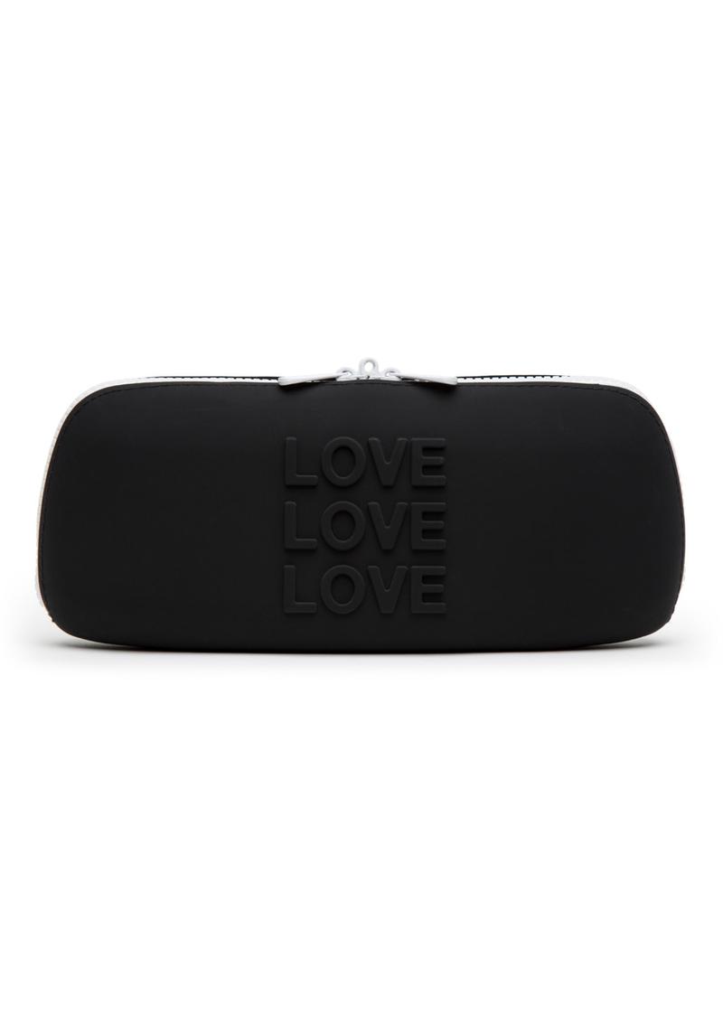 Happy Rabbit Love Storage Zip Bag Medium Black