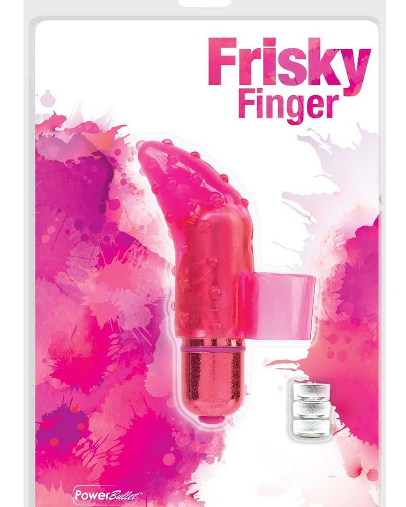 Powerbullet Frisky Finger Multi Speed ​​Resistente al agua Rosa