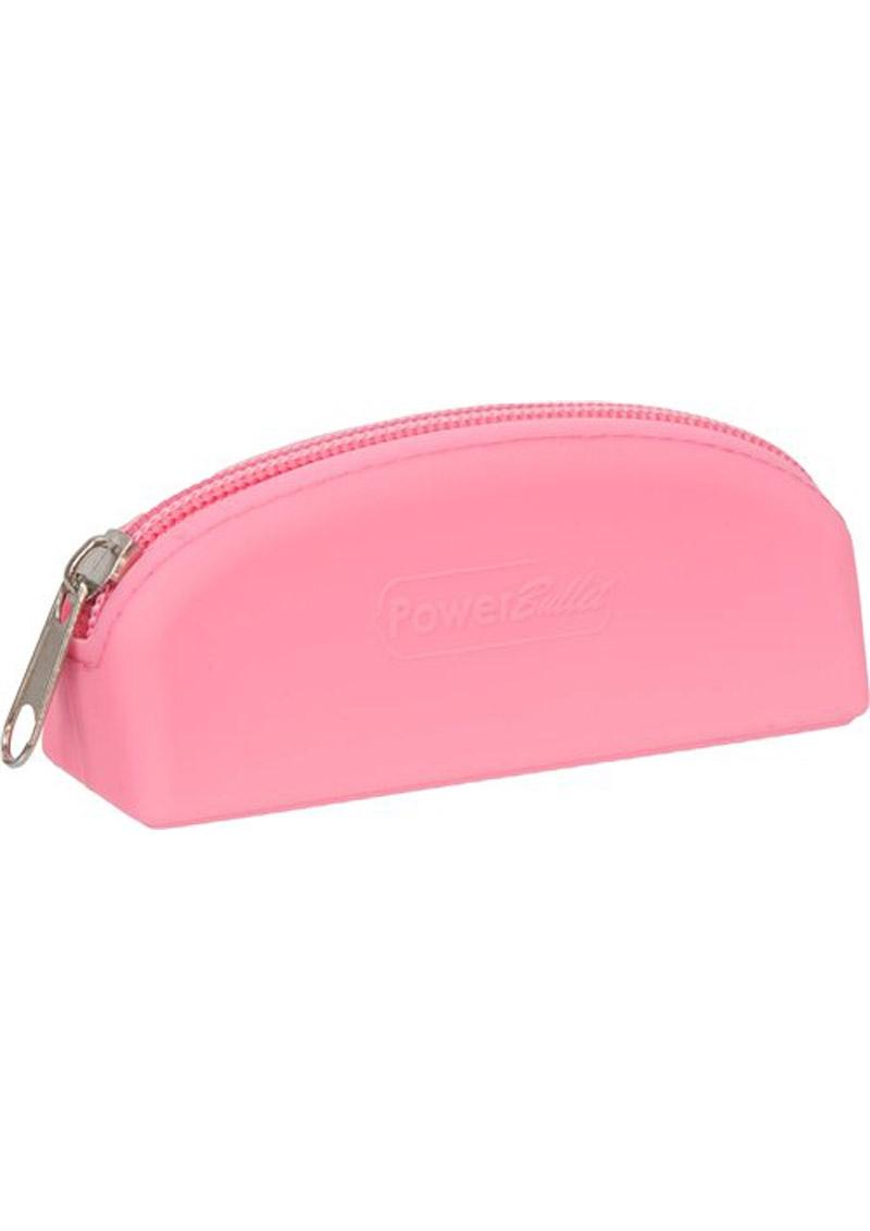 Bolsa de almacenamiento de silicona Powerbullet rosa