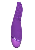 Aura Tickler Multi Function Silicone Vibrator USB Rechargeable Waterproof Purple