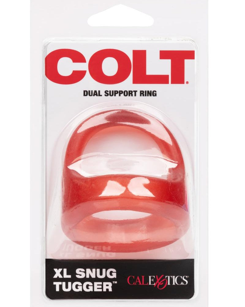 Colt Xl Snug Tugger Cockring Scrotum Support Non Vibrating Red