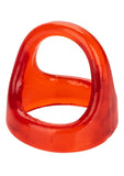 Anillo para el pene Colt XL Snug Tugger con soporte para el escroto, sin vibración, color rojo