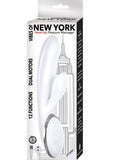 Vibrador multifunción recargable por USB Vibes Of New York Heat Up Pleasure Massager blanco