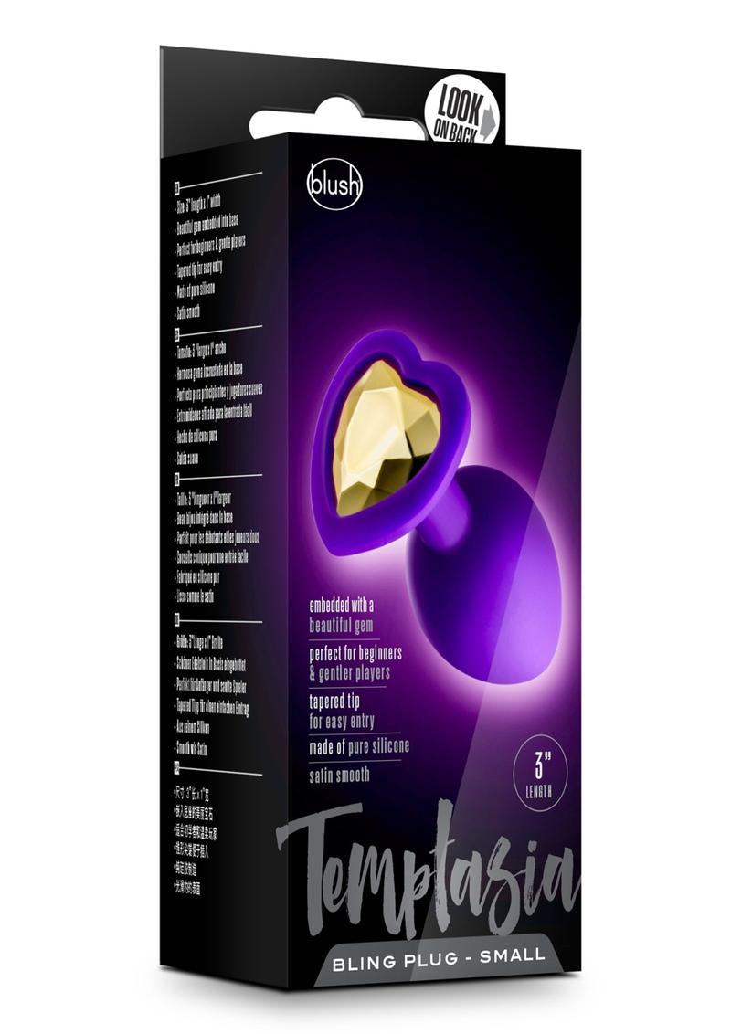 Tapón anal Temptasia Bling pequeño morado