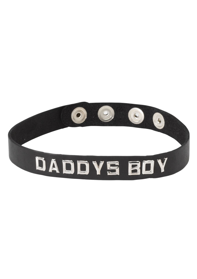 Collar con banda de palabras - Daddys Boy